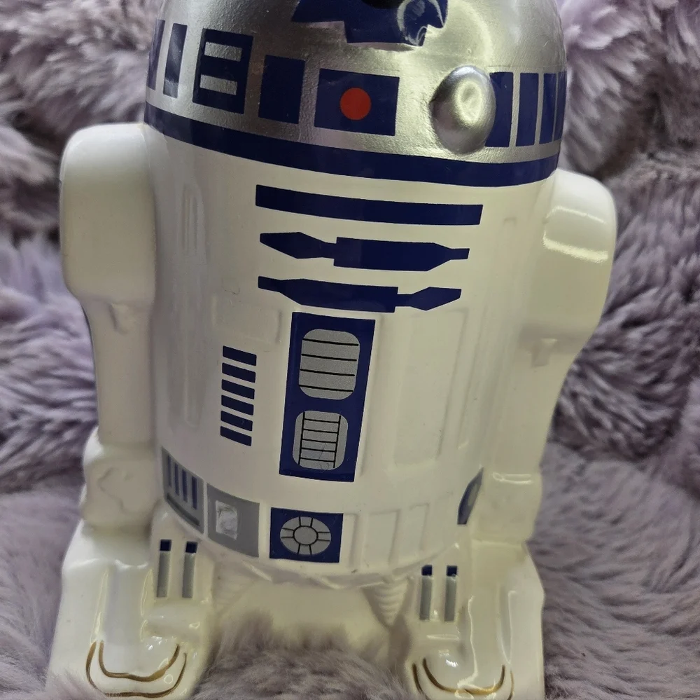 Star Wars R2-D2 Ceramic Coin Bank 1997 Vintage
